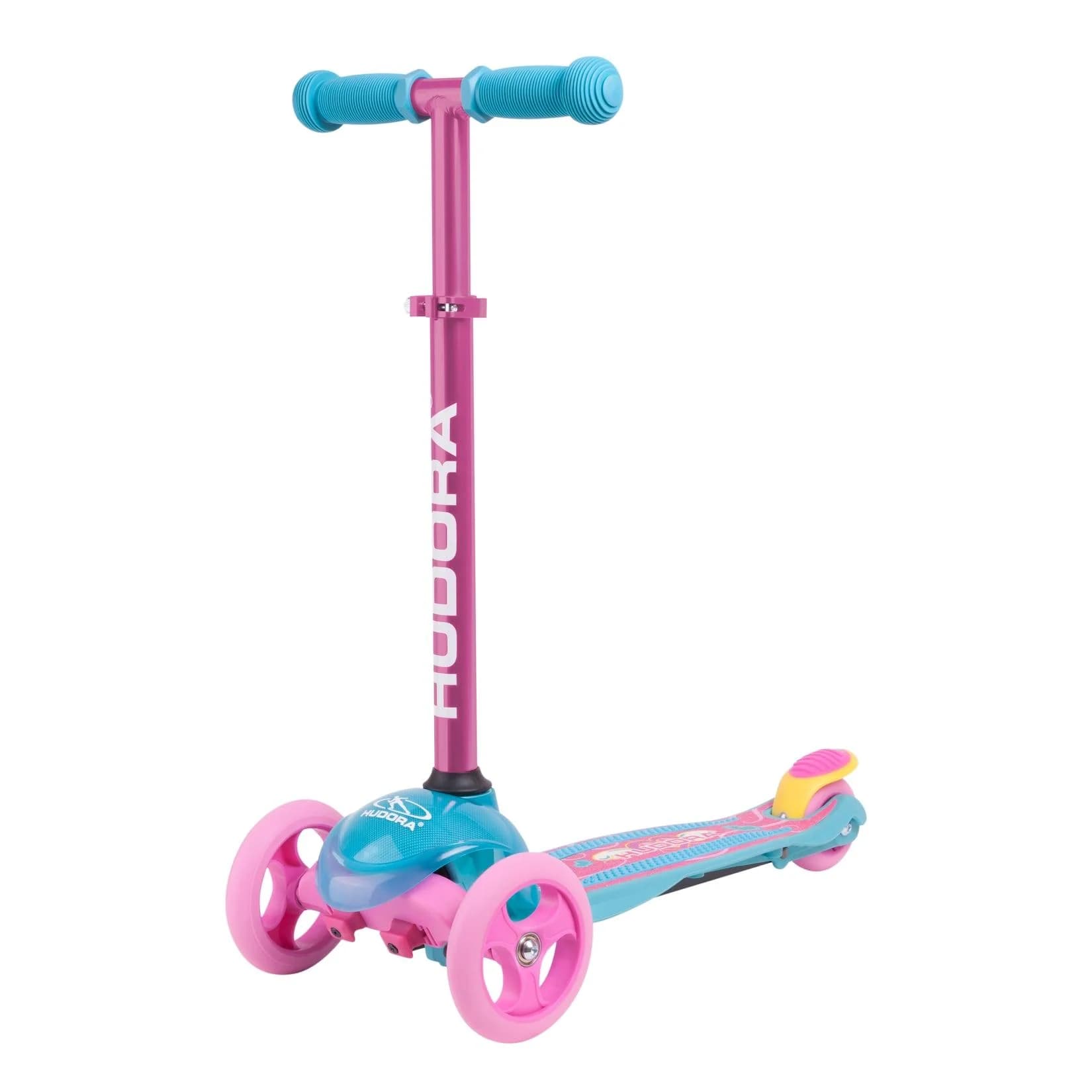 HUDORA Flitzkids 2.0 Skate Wonders Kinderroller mit Sicherheitslenkung