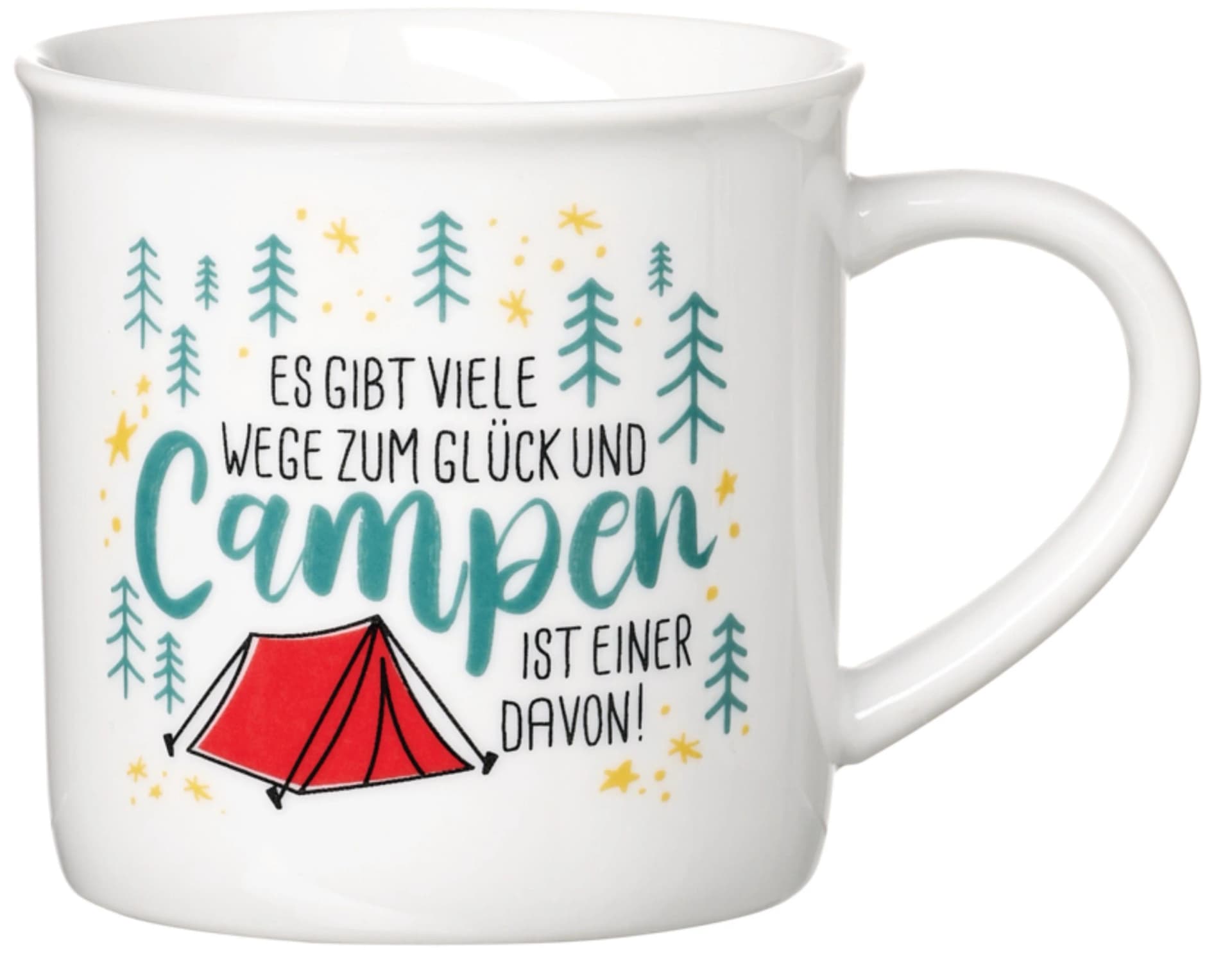 Ritzenhoff & Breker Camping-Becher Bunt Porzellan 360 ml