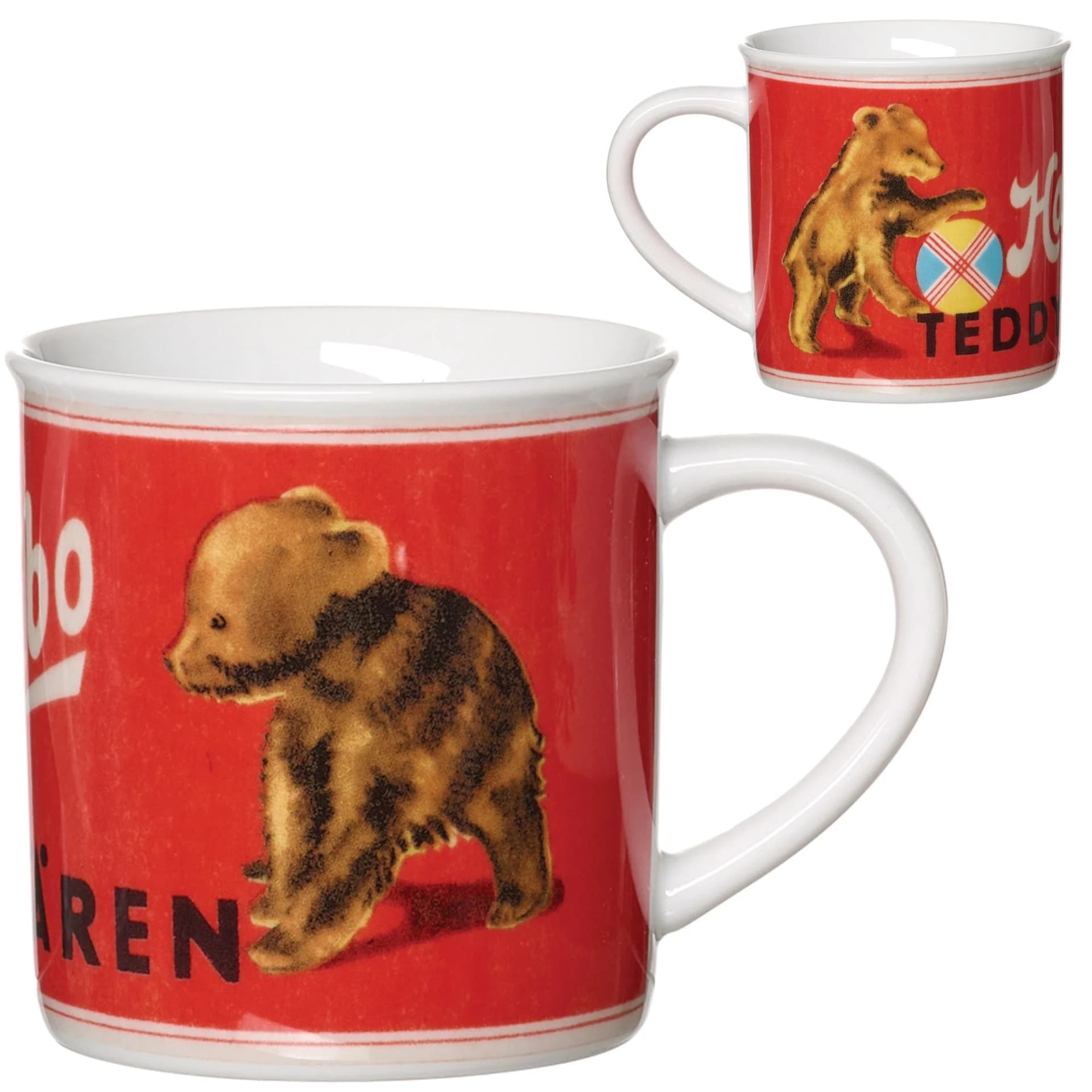 Ritzenhoff & Breker HARIBO Retro Becher Teddybären 380 ml Rot Porzellan