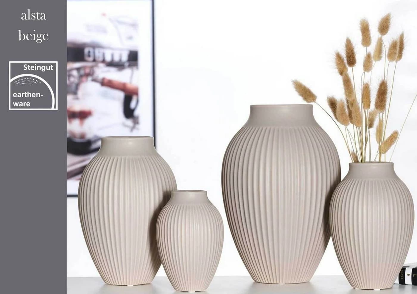Ritzenhoff & Breker Vase Alsta Seidenmatt Glas