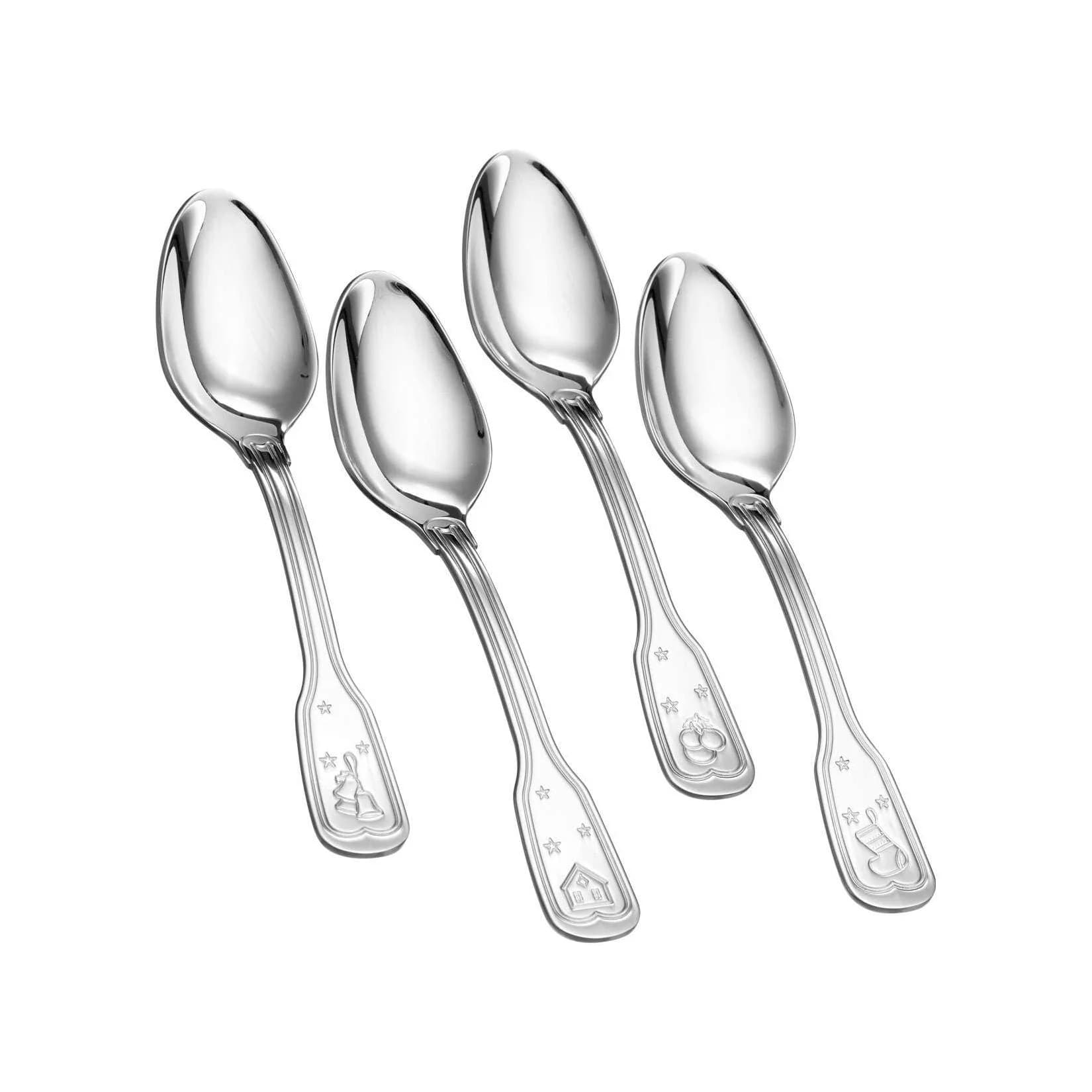 Ritzenhoff & Breker Kaffeelöffel-Set Holly 4er Set Weihnachtsmotiv