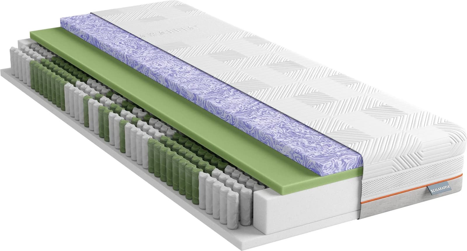 Schlaraffia GelPro Quantum 240 Taschenfederkernmatratze Weiß