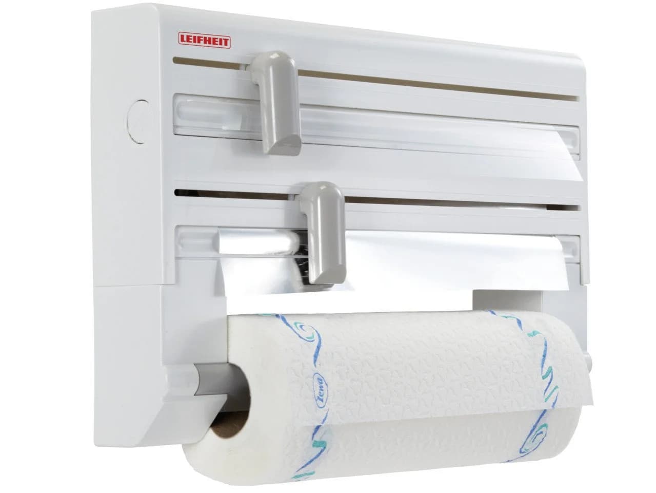 LEIFHEIT Parat Wandrollenhalter Weiß 3-in-1