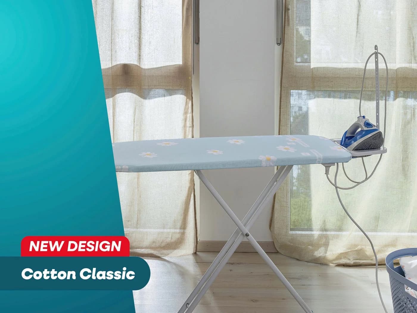 Leifheit Bügeltischbezug Cotton Classic S/M 125x40cm