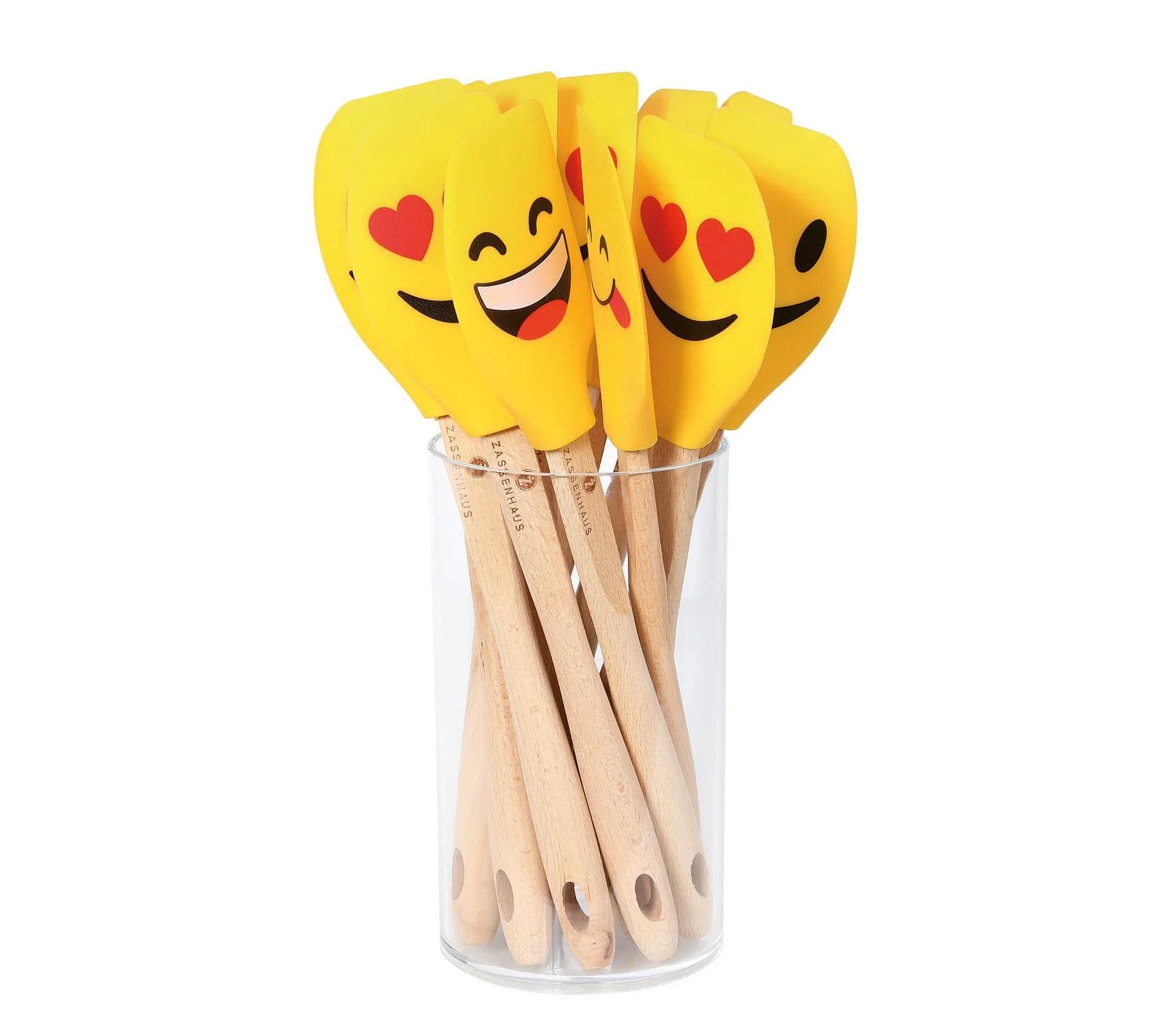 Teigschaber ZASSENHAUS SMILEY Gelb/Braun Silikon