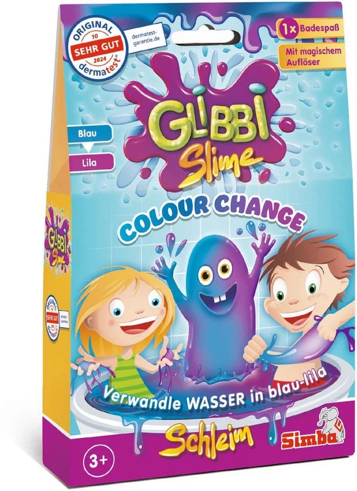 SIMBA Glibbi Color Change Slime Badebombe Blau/Violett