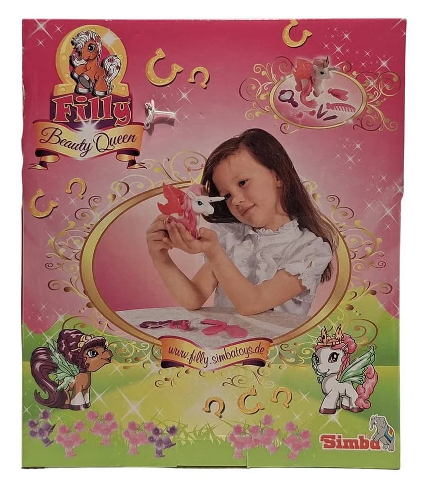 Simba Filly Beauty Queen Magic Einhorn-Spielfigur mit Metallbox