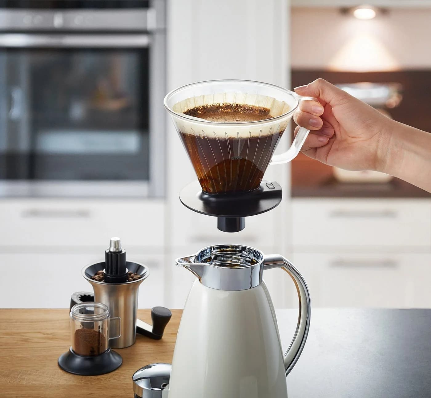 GEFU Handfilter Kaffeefilter FABIANO für Filtertüten Größe 4