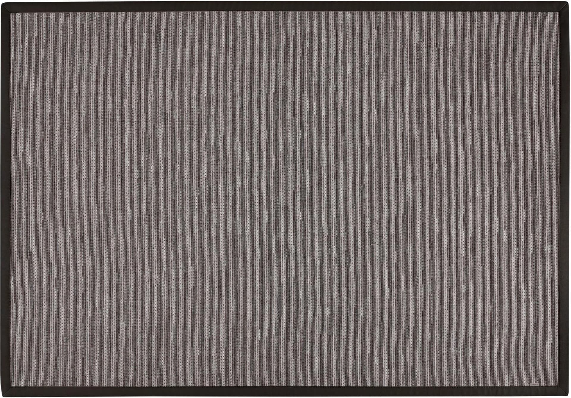 Dekowe Teppich Naturino Effekt Anthrazit Sisal-Optik mit Bordüre