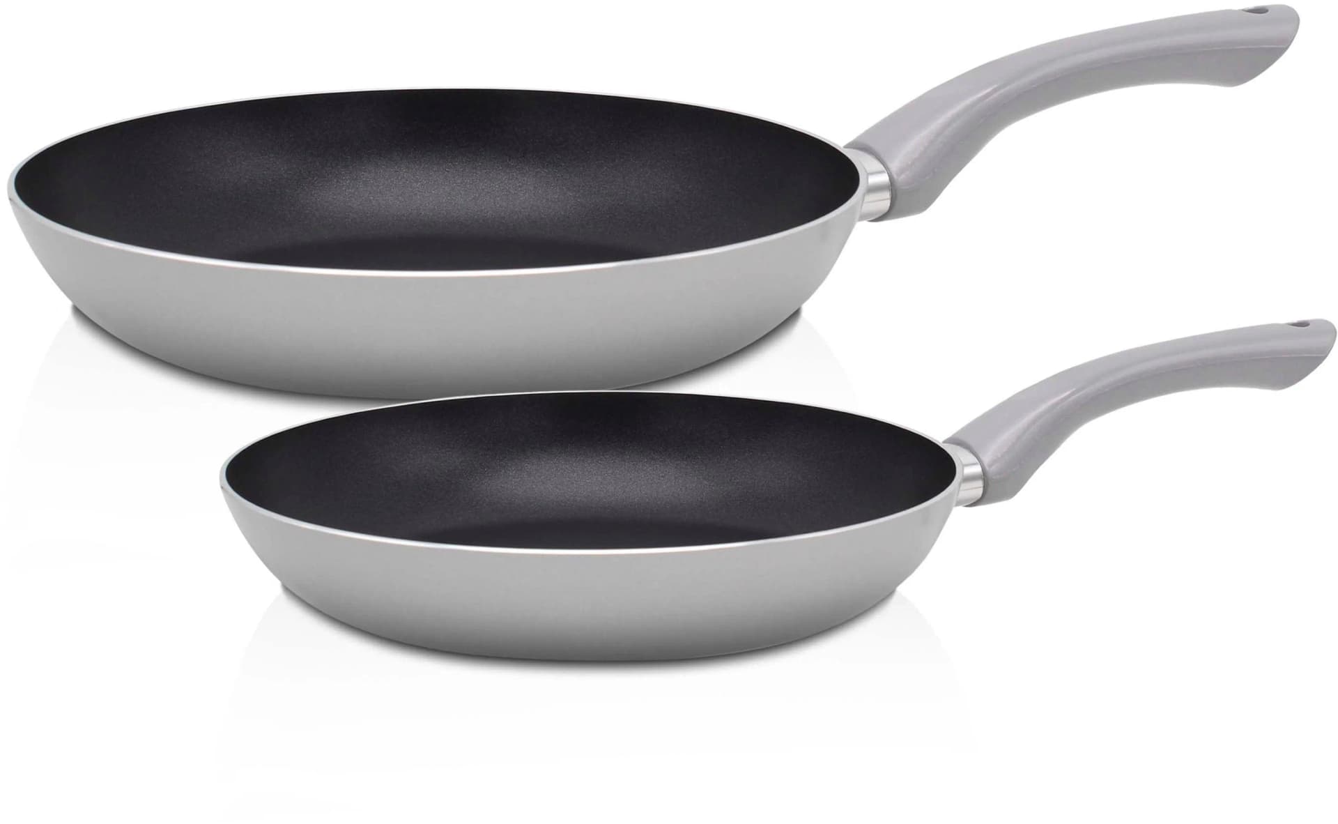 Pfannen-Set KRÜGER London Grau Induktion 24/28 cm