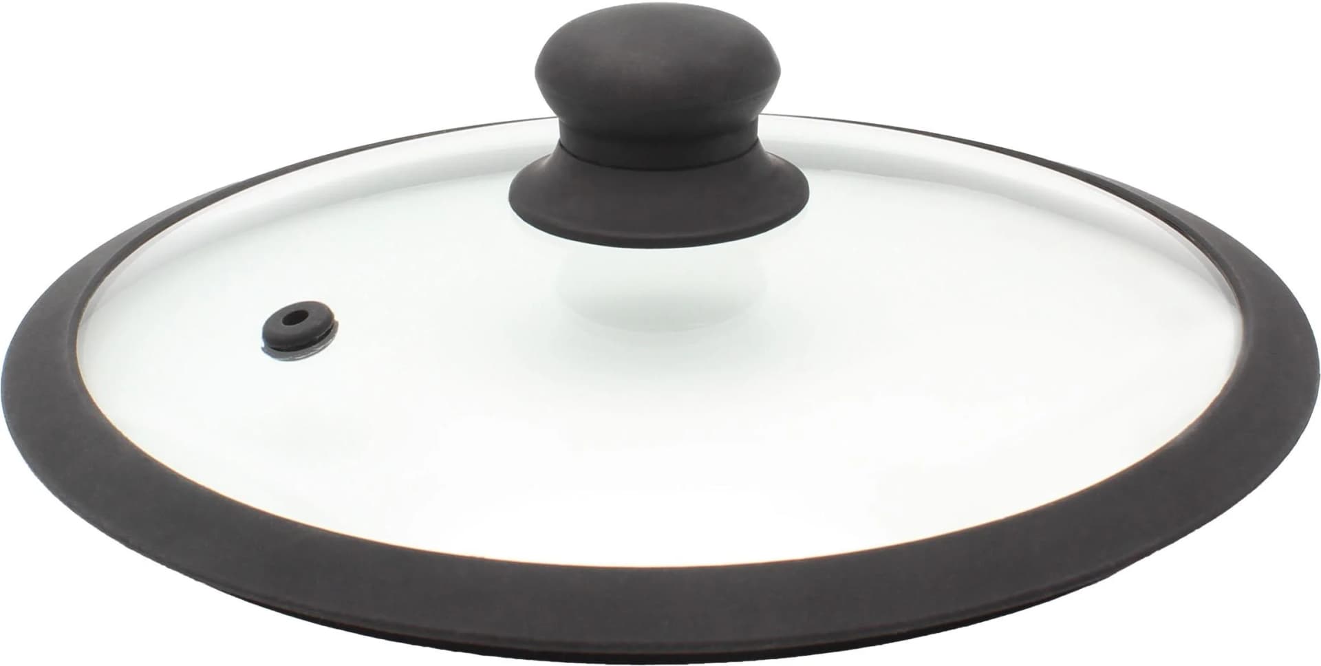Krüger Glasdeckel Saphir Soft-Touch-Knopf Transparent 20cm