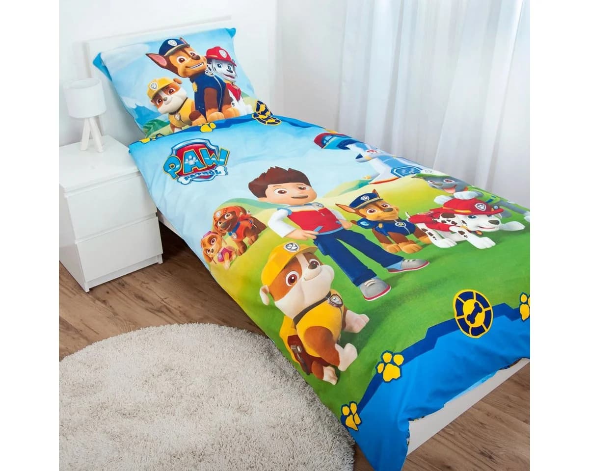 Herding Kinderbettwäsche 135x200cm Paw Patrol Hunde Superhelden