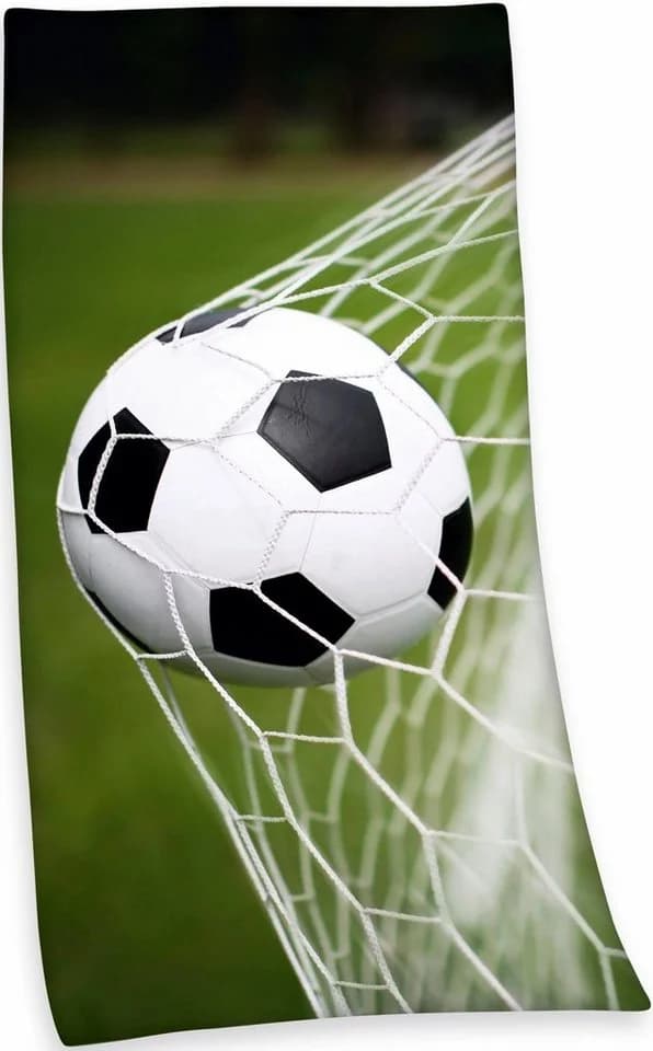 Herding Young Collection Badetuch Fußball Grün Frotteevelours