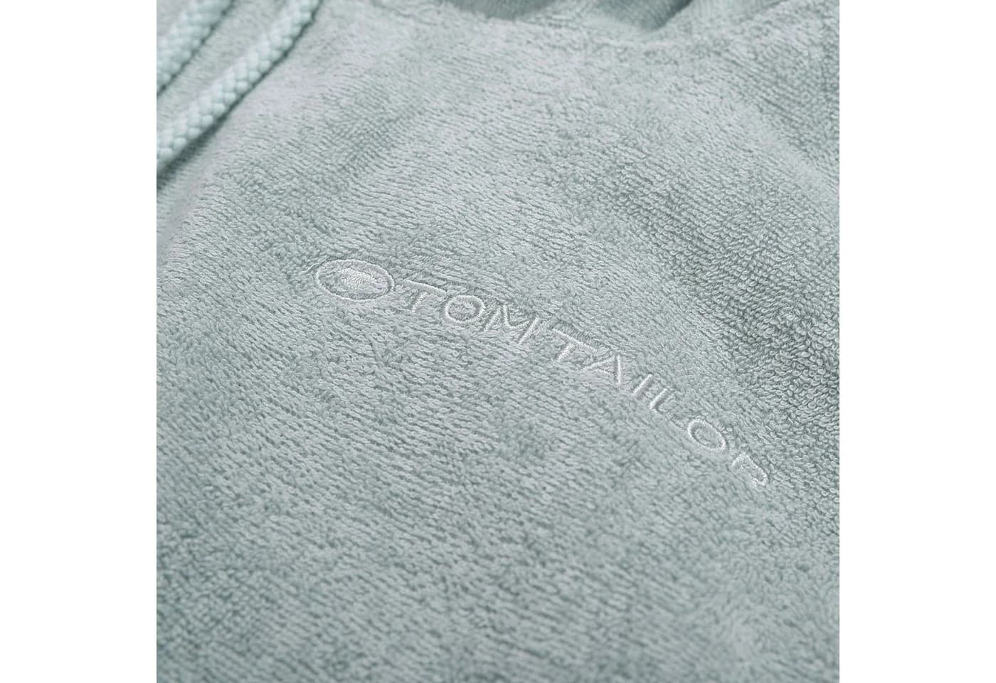 TOM TAILOR HOME Badeponcho COLOR BATH Grün Frottier mit Kapuze