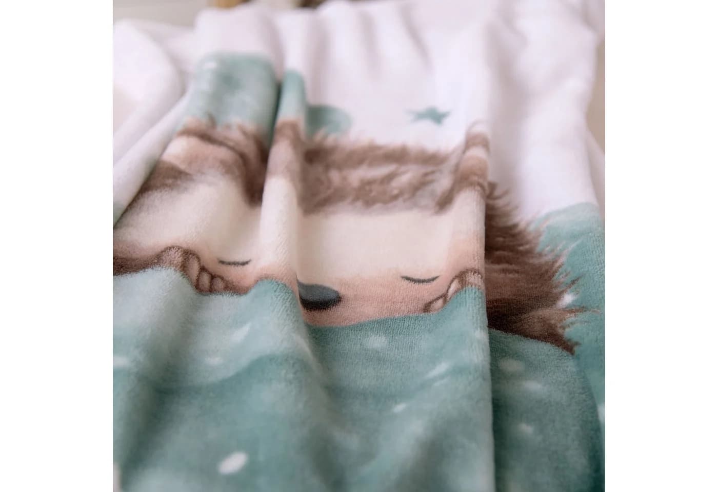 Babydecke Babybest Kleiner Igel Bunt 100% Polyester Kuscheldecke