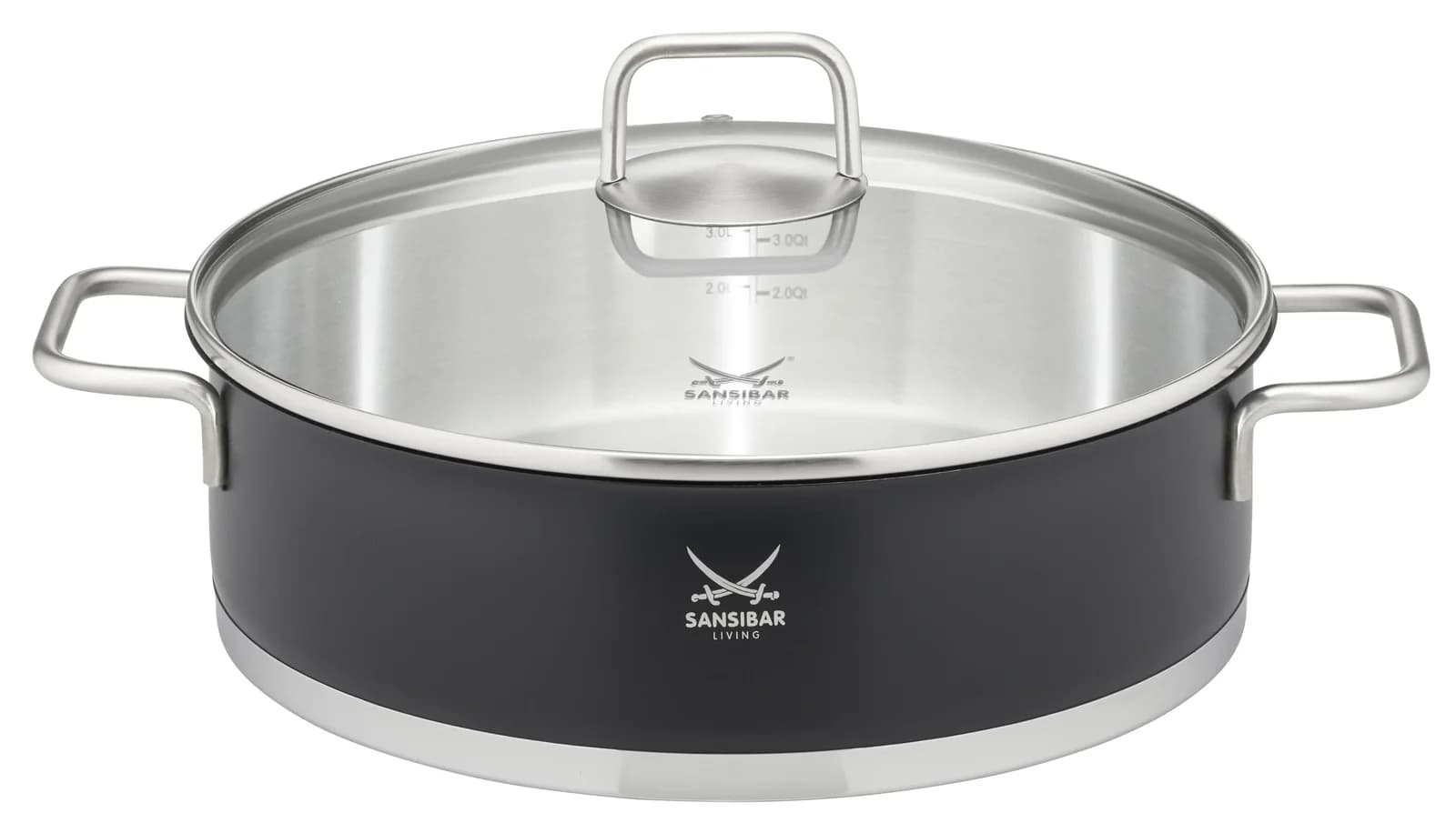 Servierpfanne SANSIBAR TORLAND Edelstahl 4,40 Liter