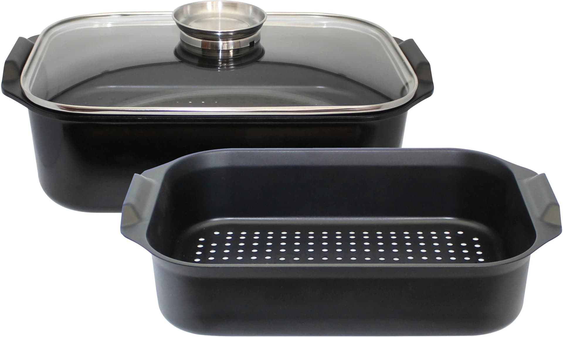 ELO Duo Vital Bräter 27cm Schwarz Keramik