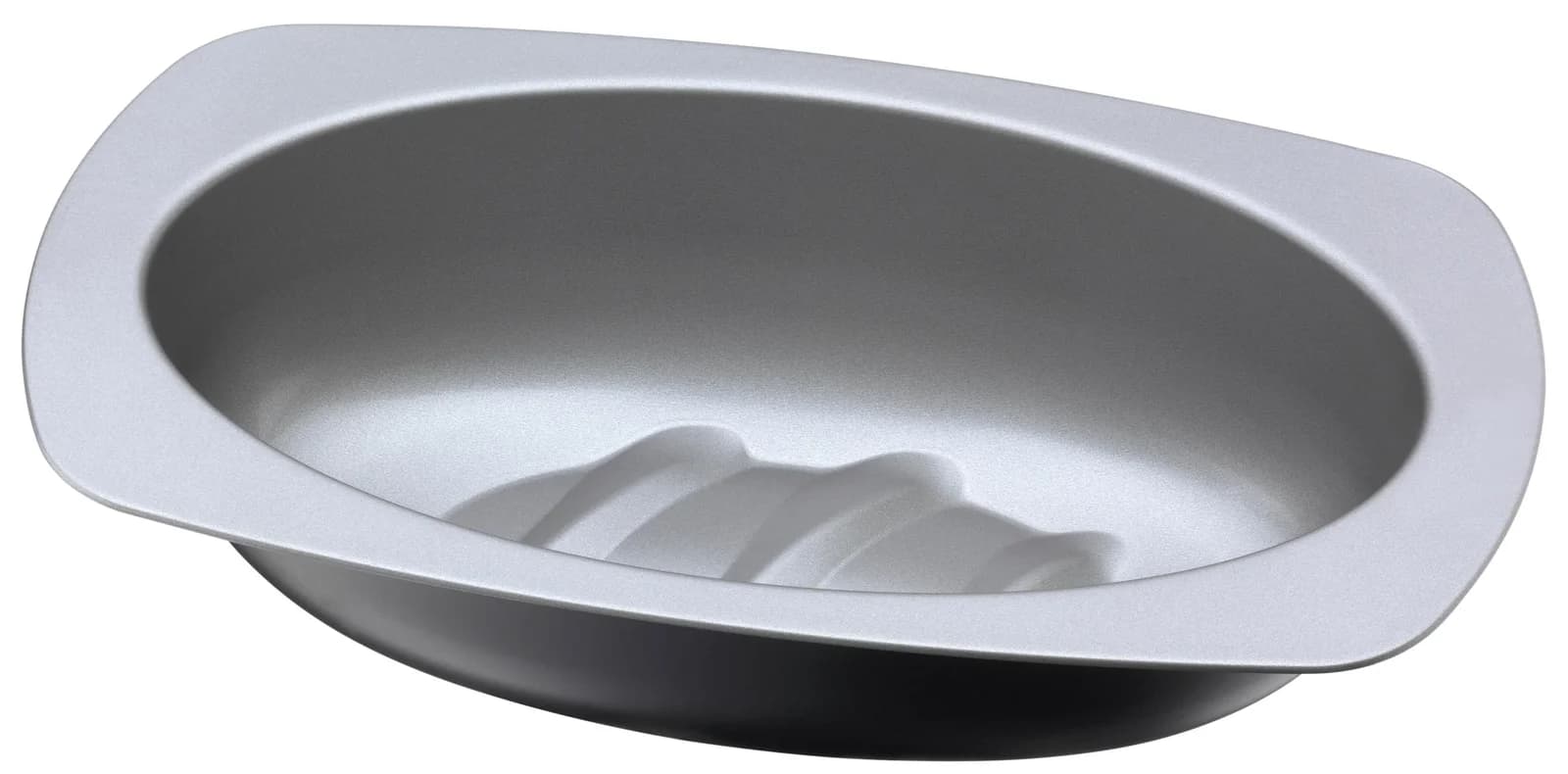 Kaiser Inspiration Brotbackform oval grau Stahl antihaftbeschichtet