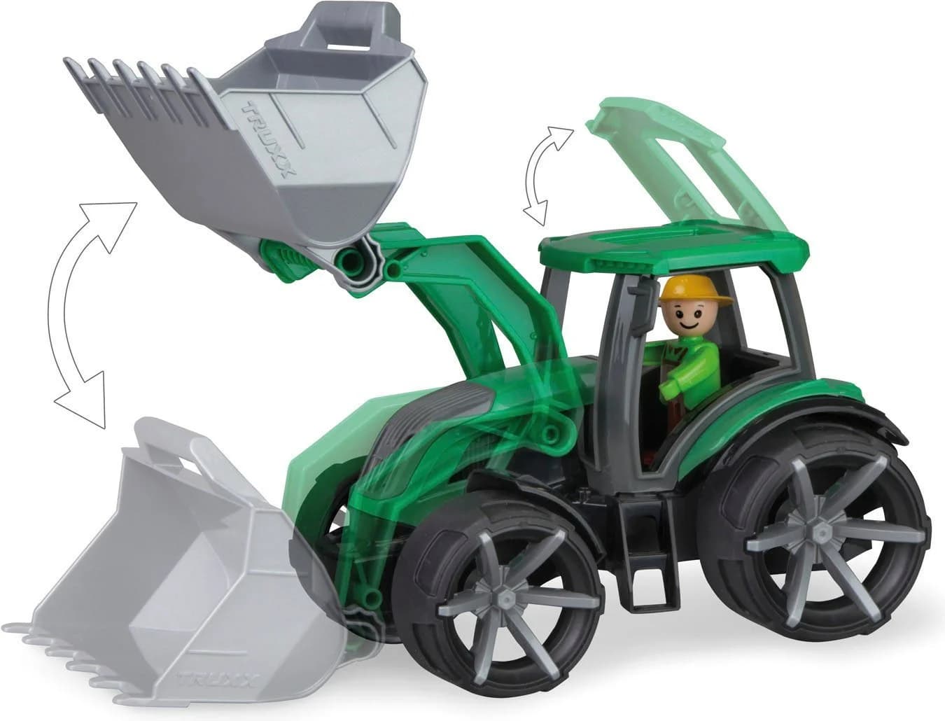 TRUXX² Traktor mit Führerhaus und Spielfigur - LENA®