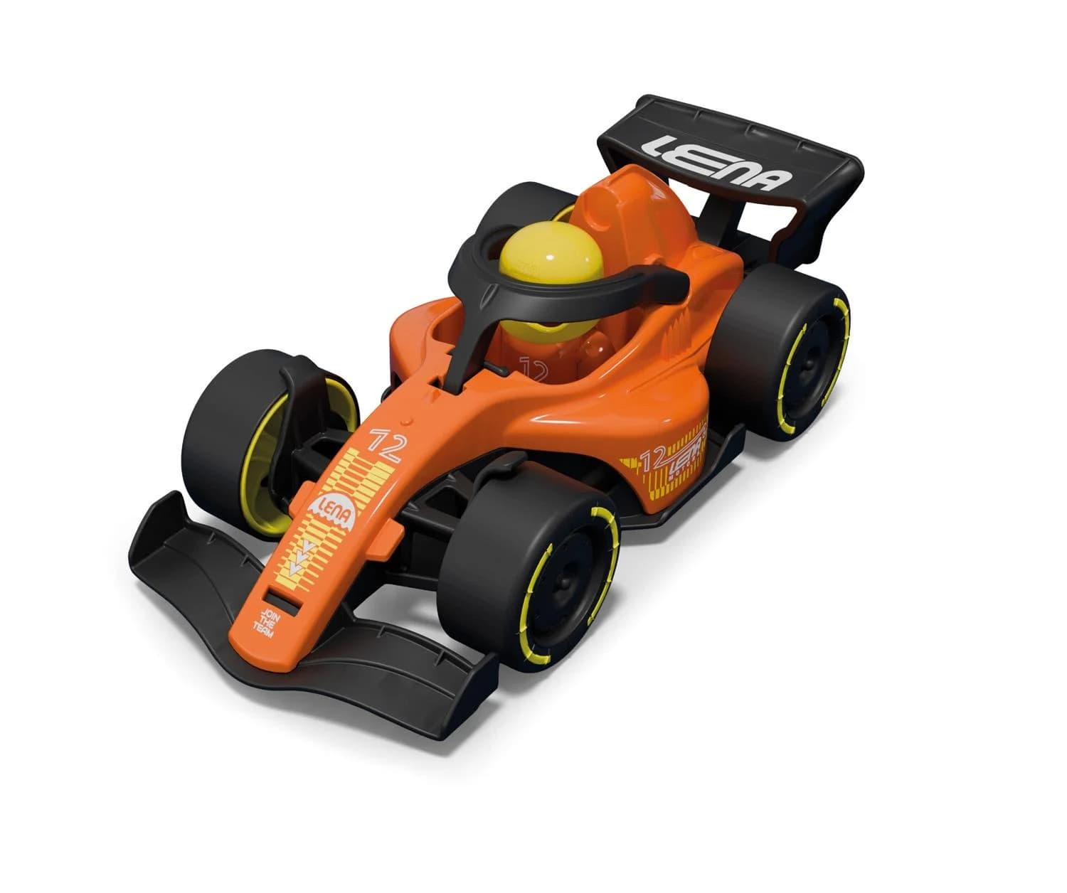 LENA Formel Rennwagen Orange mit Spielfigur