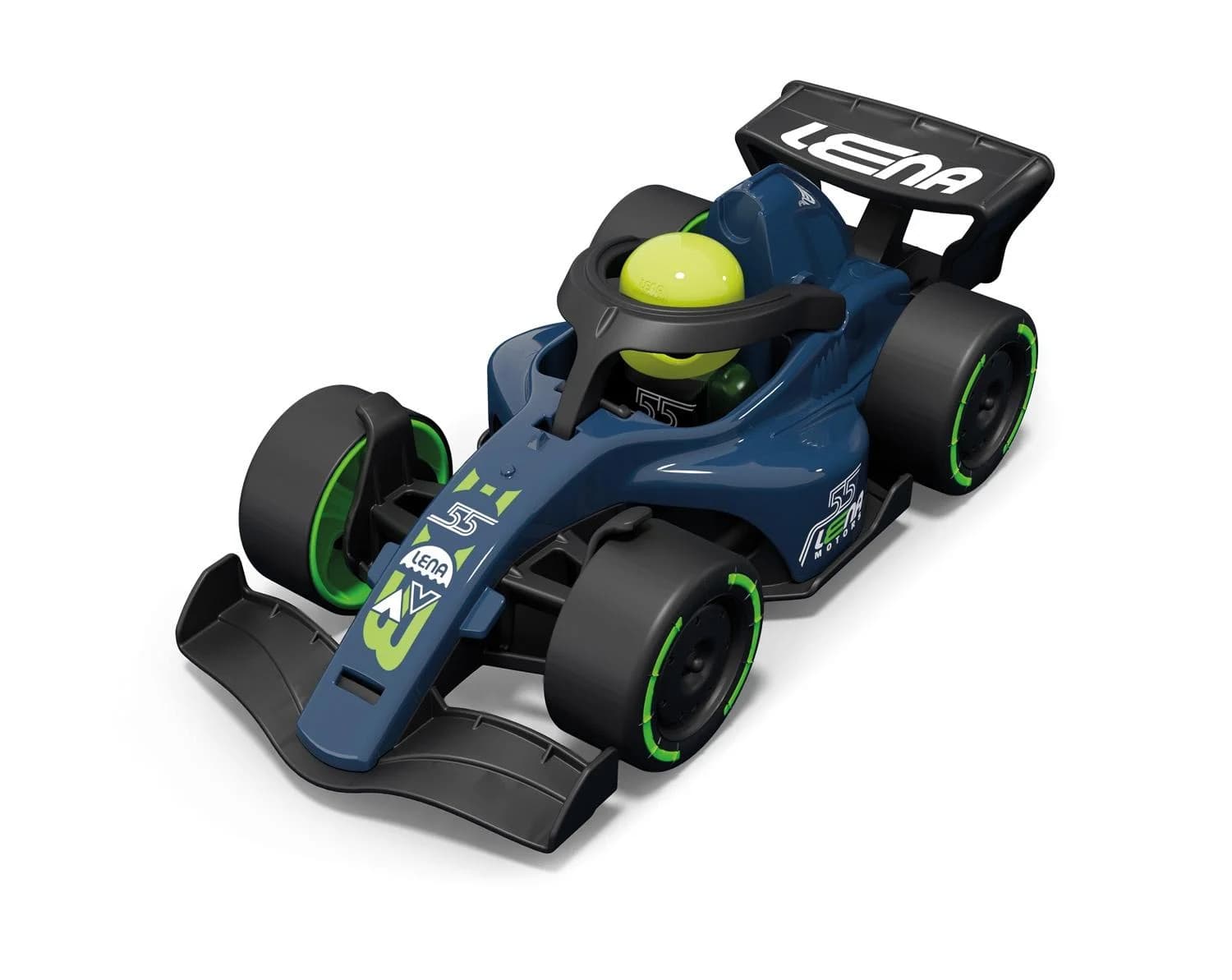LENA Formel Rennwagen Dunkelblau mit Spielfigur