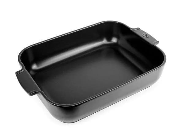 Auflaufform APPOLIA Steinzeug Schwarz