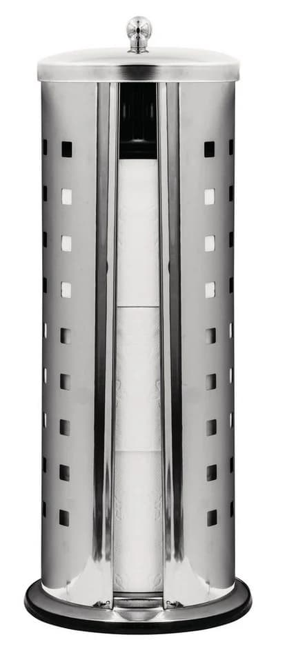 Ridder Toilettenpapierhalter Riddle Chrom mit Deckel