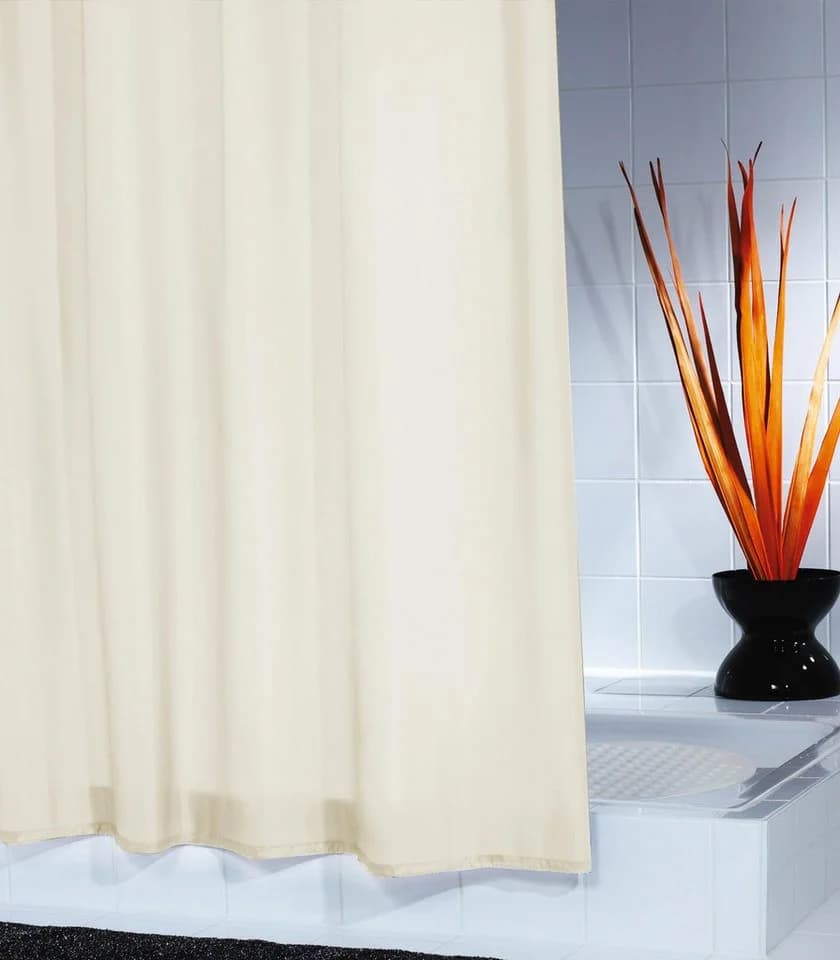 Ridder Duschvorhang Uni Beige 180 cm Polyester