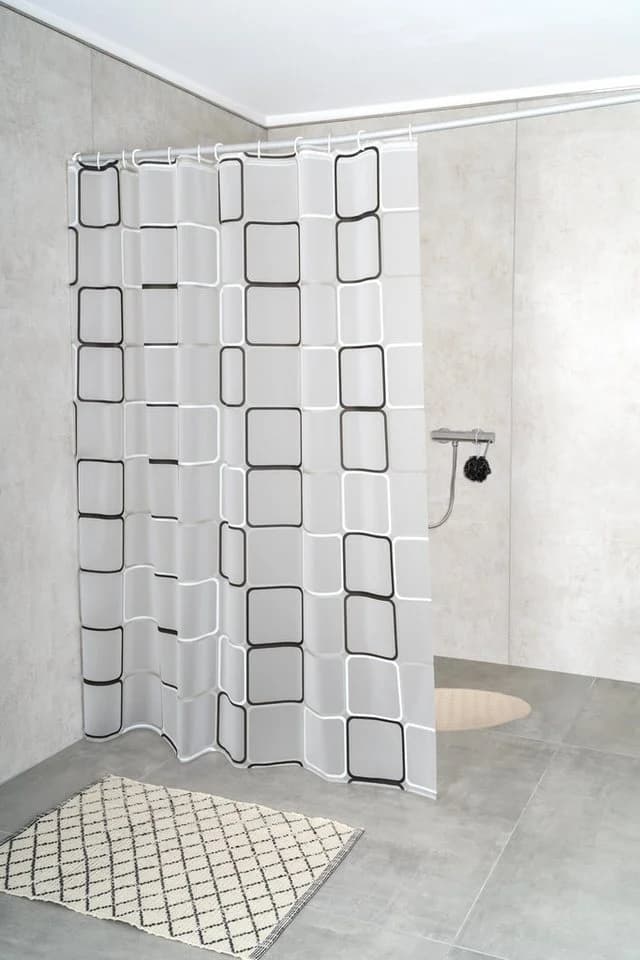 Ridder Duschvorhang Modern Retro Semitransparent