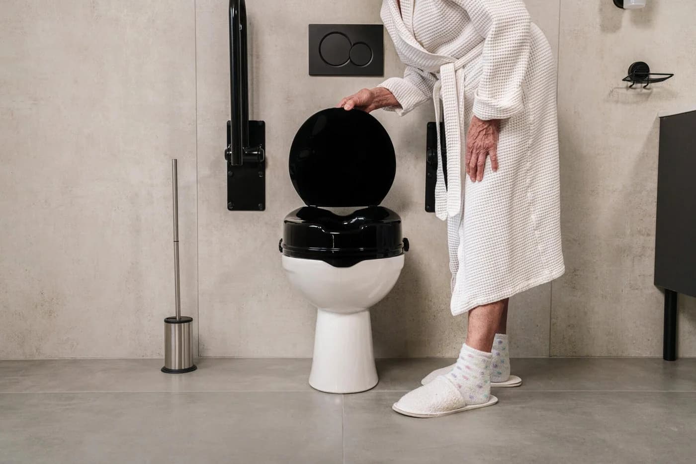 Ridder WC-Sitzerhöhung Sam schwarz