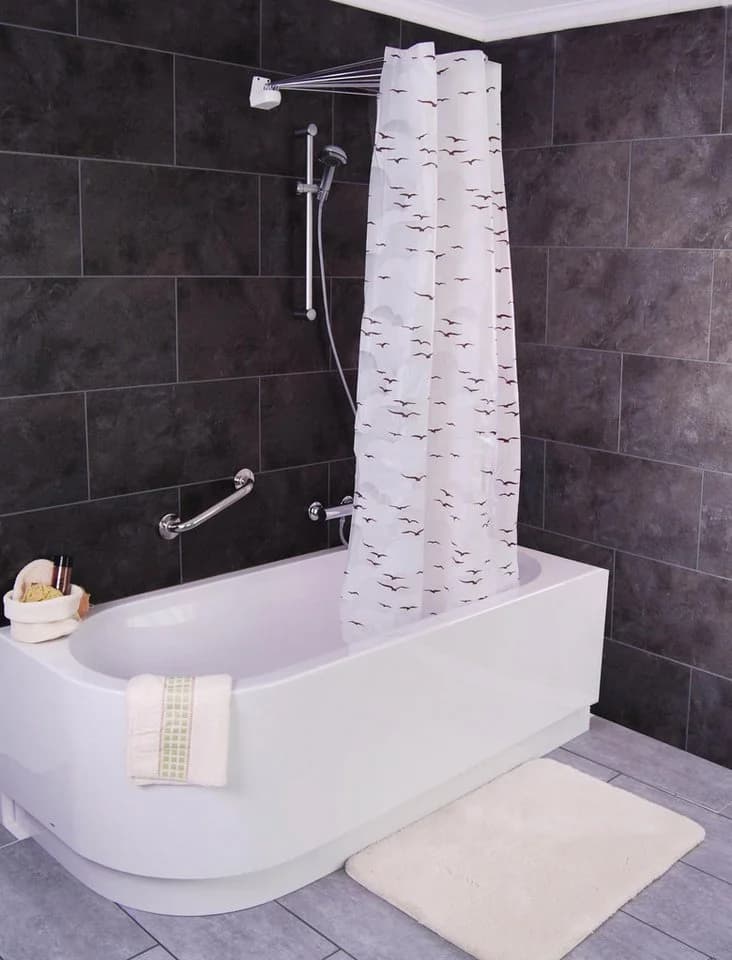 Ridder Duschvorhang Sylt Beige Wasserdicht Ersatz