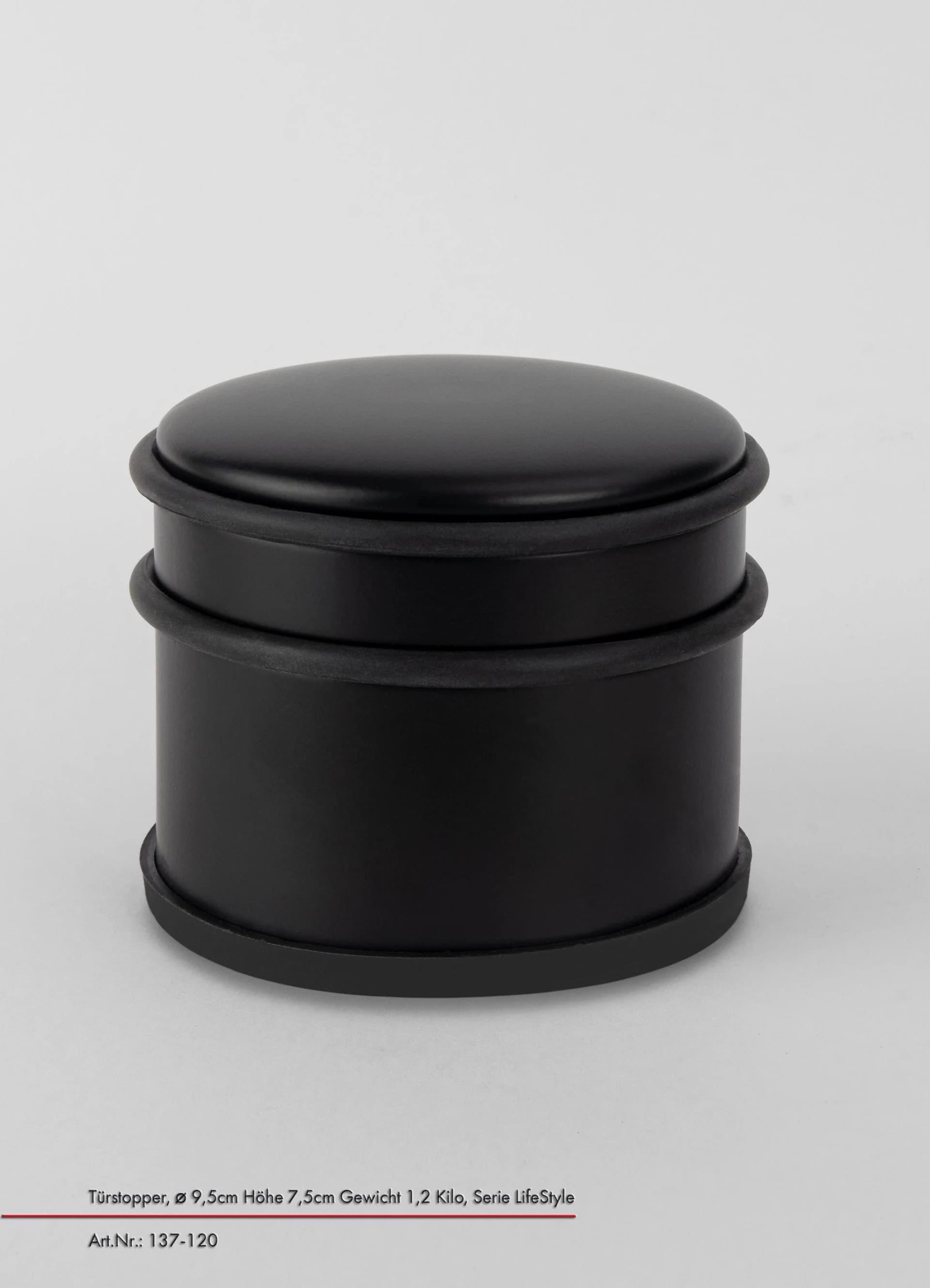 Türstopper JUSTINUS LIFE STYLE Schwarz Edelstahl