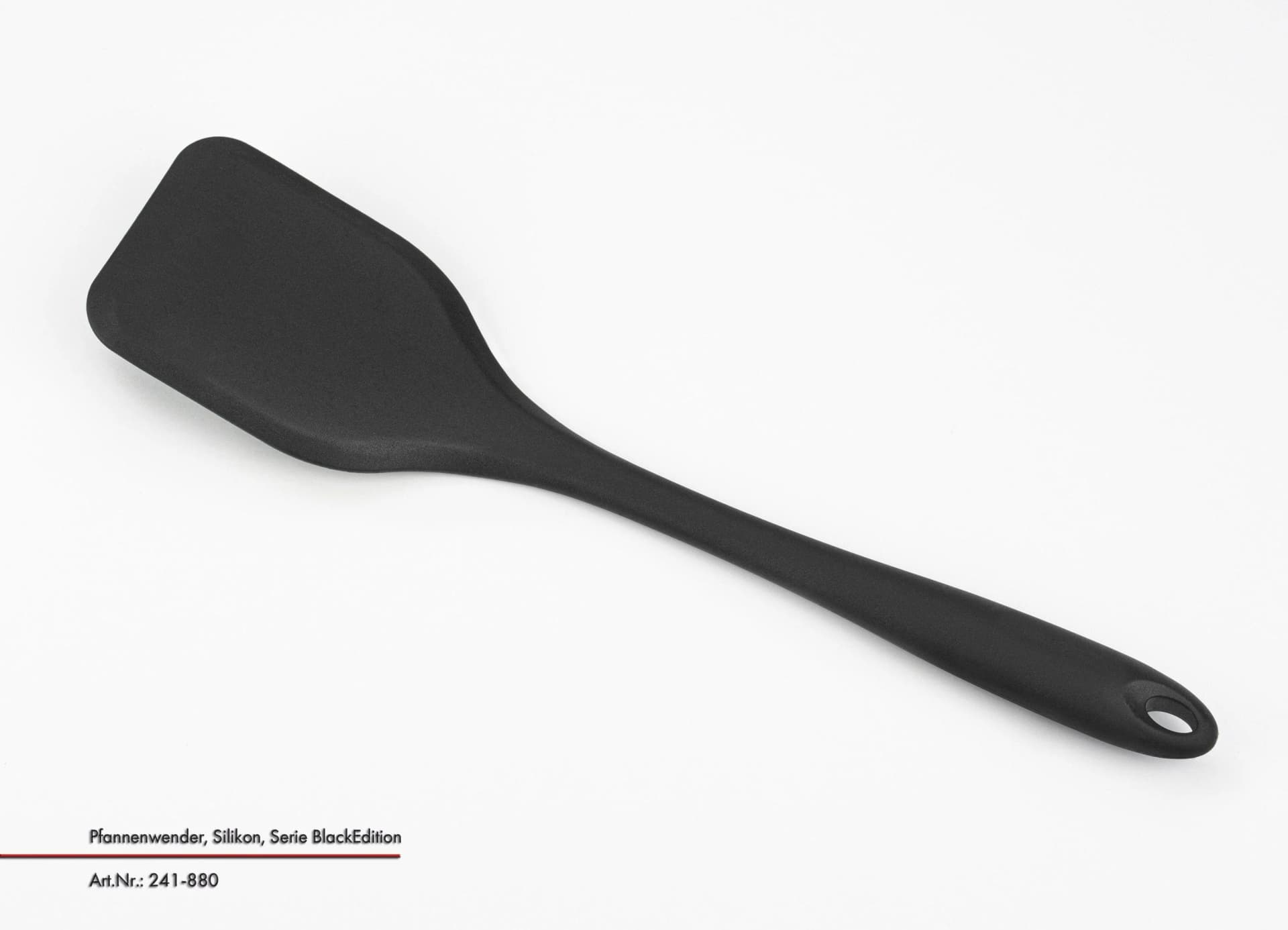 Pfannenwender JUSTINUS BLACK EDITION Silikon