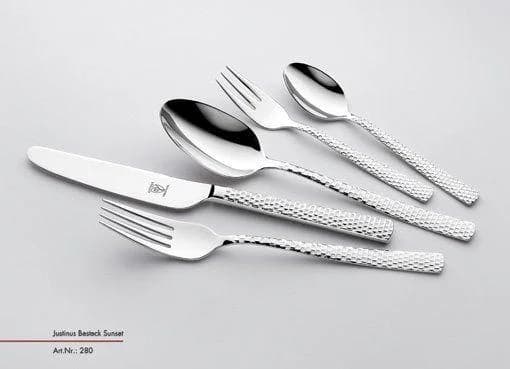 Besteckgarnitur JUSTINUS SUNSET 30-tlg. Silber Edelstahl 18/10