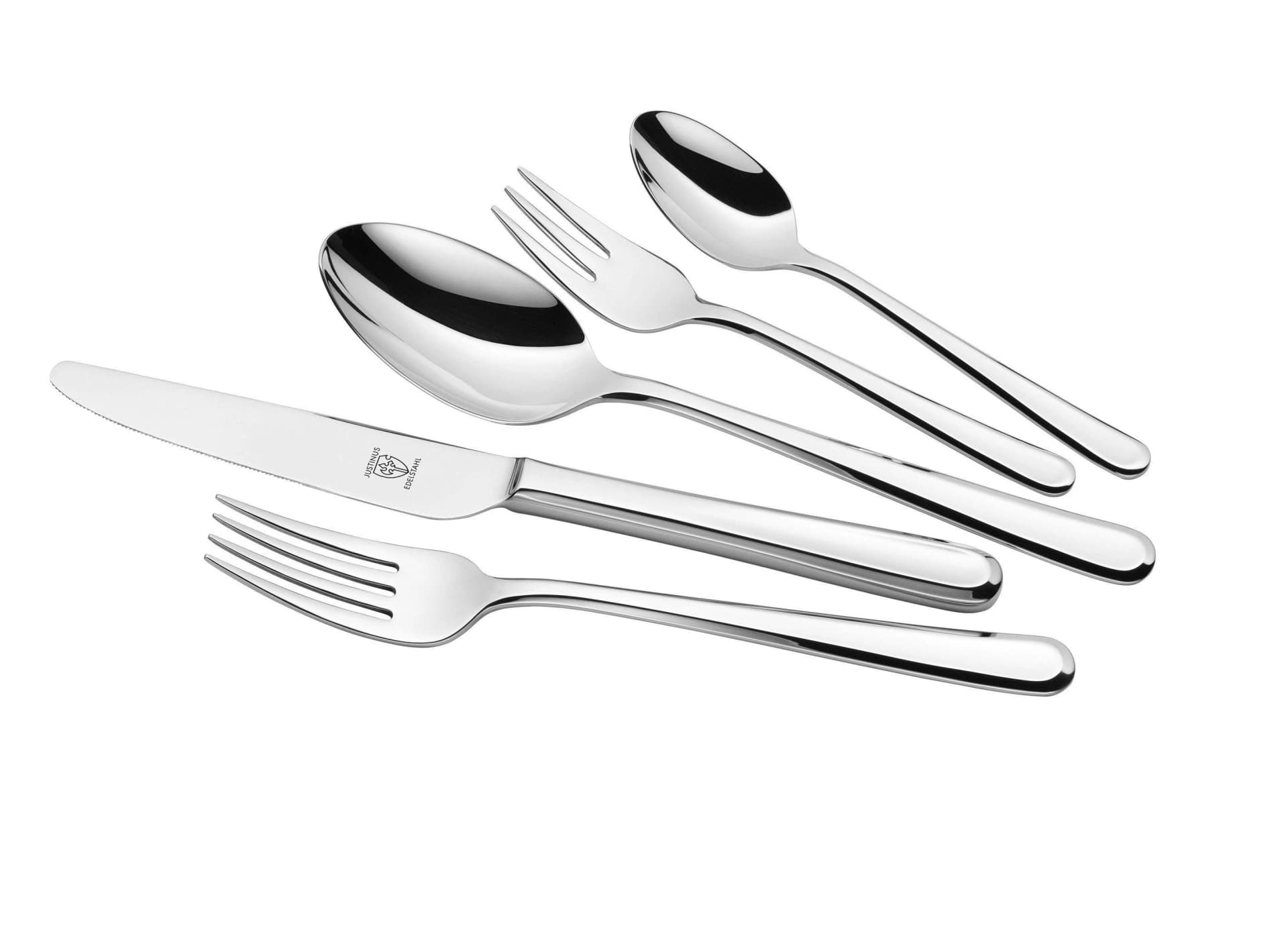 Besteckgarnitur JUSTINUS BAQUETTE 60tlg. Silber Edelstahl 18/10