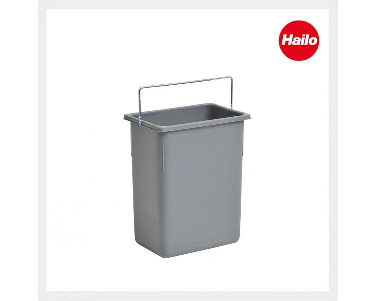 Hailo Inneneimer 8,5 L hellgrau mit Henkel