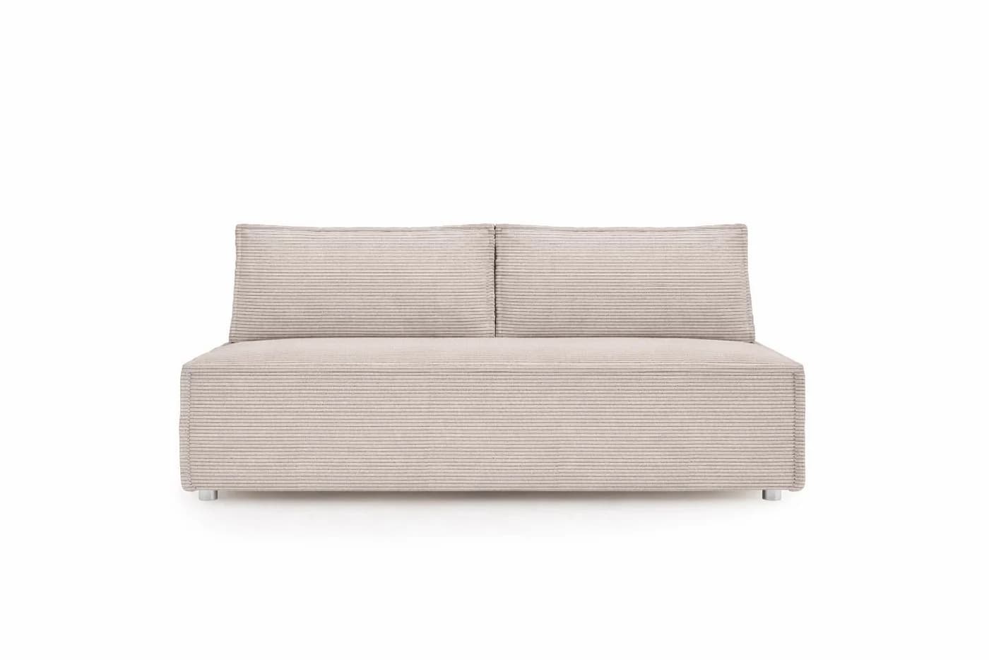 Kaiser Möbel Sofa DUO mit Schlaffunktion und Bettkasten Beige