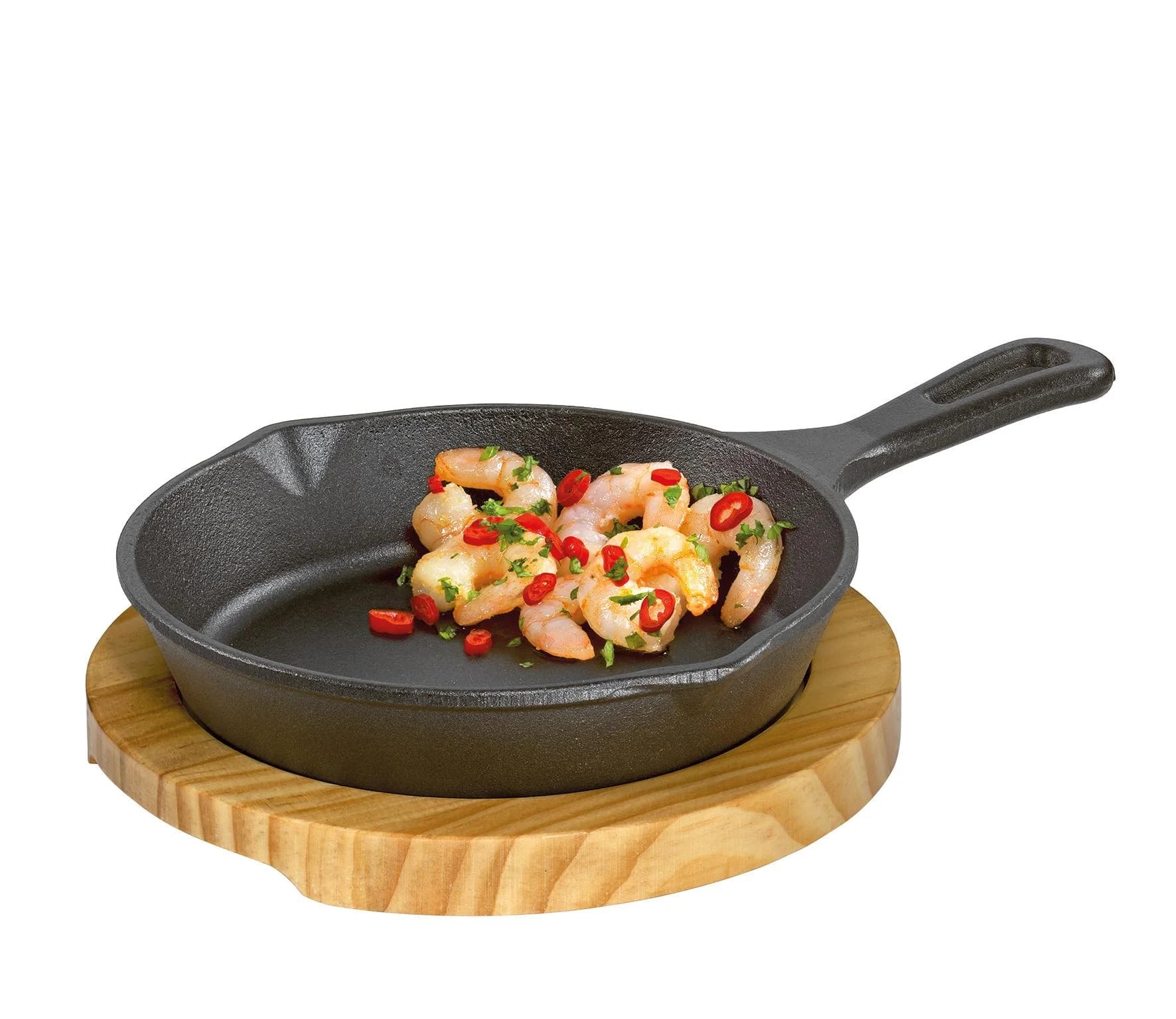 Servierpfanne KÜCHENPROFI BBQ Gusseisen Schwarz