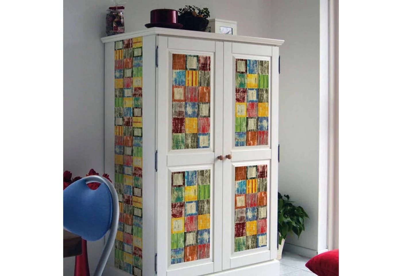 d-c-fix Selbstklebefolie Dekore Bahia 45 cm x 2 m, Abstrakt Holzoptik