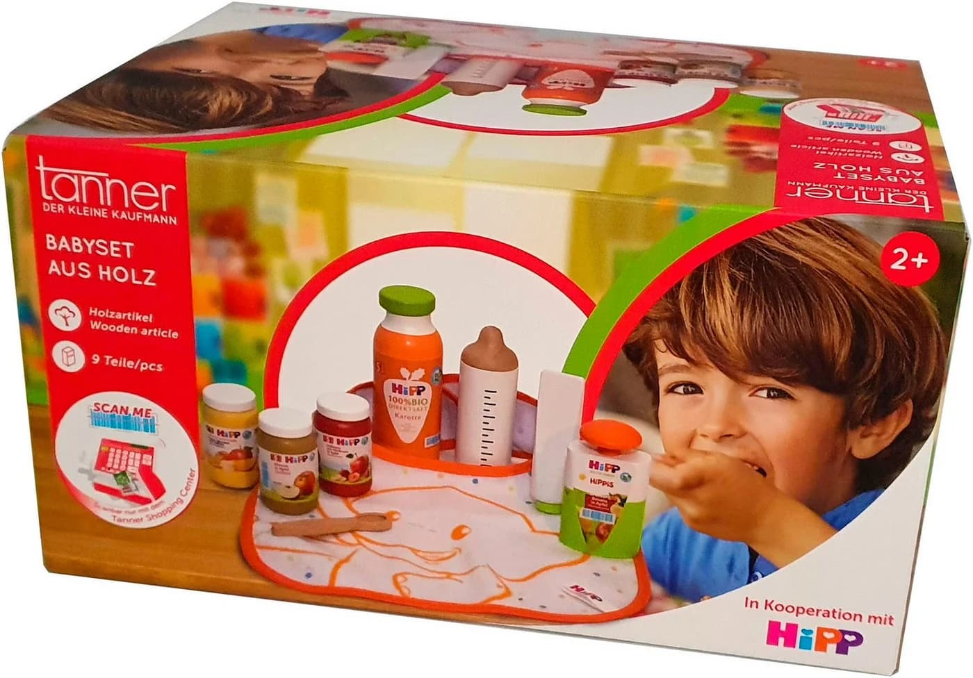 Tanner Hipp Baby Set mit viel Zubehör bunt