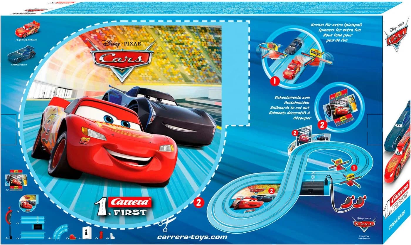 Carrera® First Disney·Pixar Cars Power Duell Autorennbahn Bunt