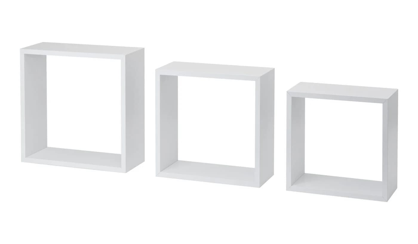 Dolle Würfelregal Frame 30 x 30 cm weiß 3er-Set