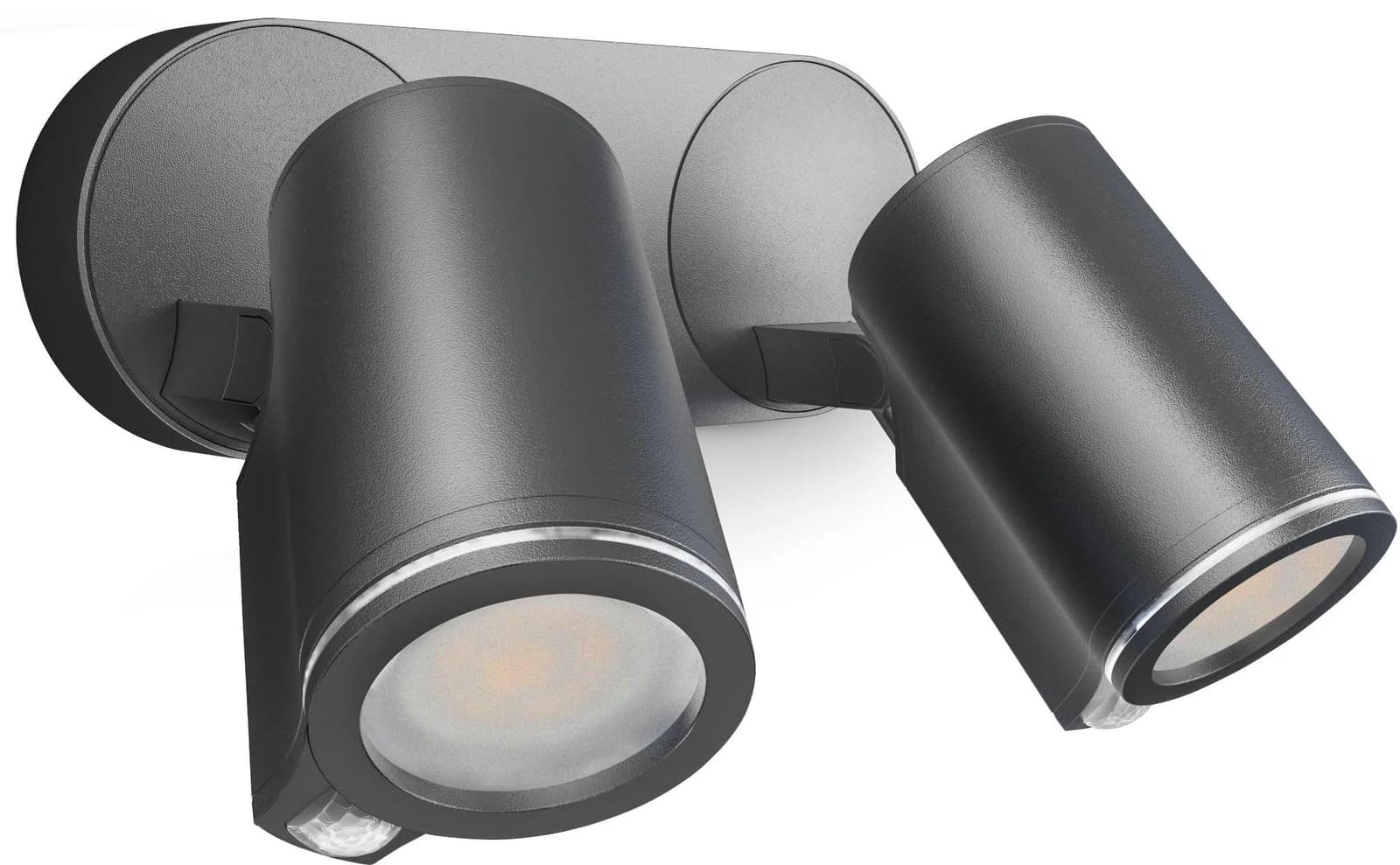 STEINEL Spot Duo S LED-Strahler zweiflammig Dunkelgrau/Weiß