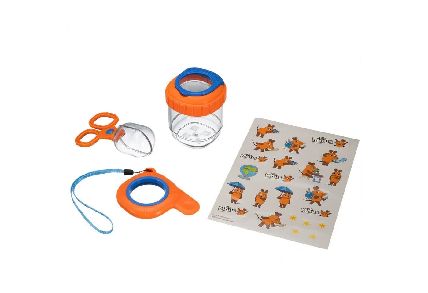 DieMaus Outdoor-Set für Kinder 5-teiliges Entdecker-Set mit Terrarium
