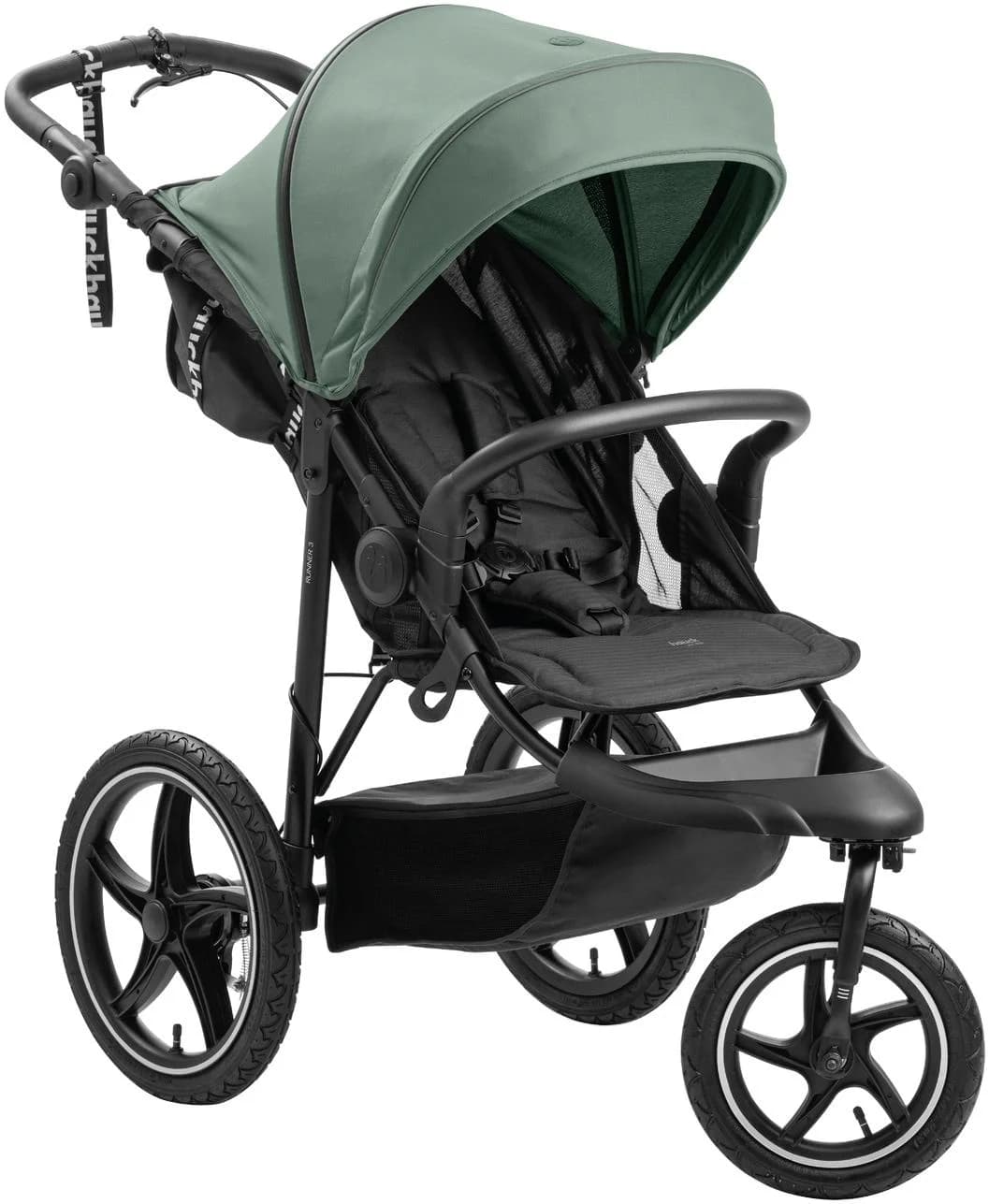 HAUCK Runner 3 Kinderwagen Jungle Green mit XXL-Luftreifen