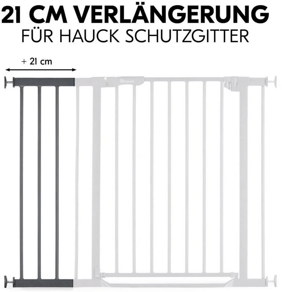 Hauck Verlängerung Türschutzgitter 21 cm Dunkelgrau