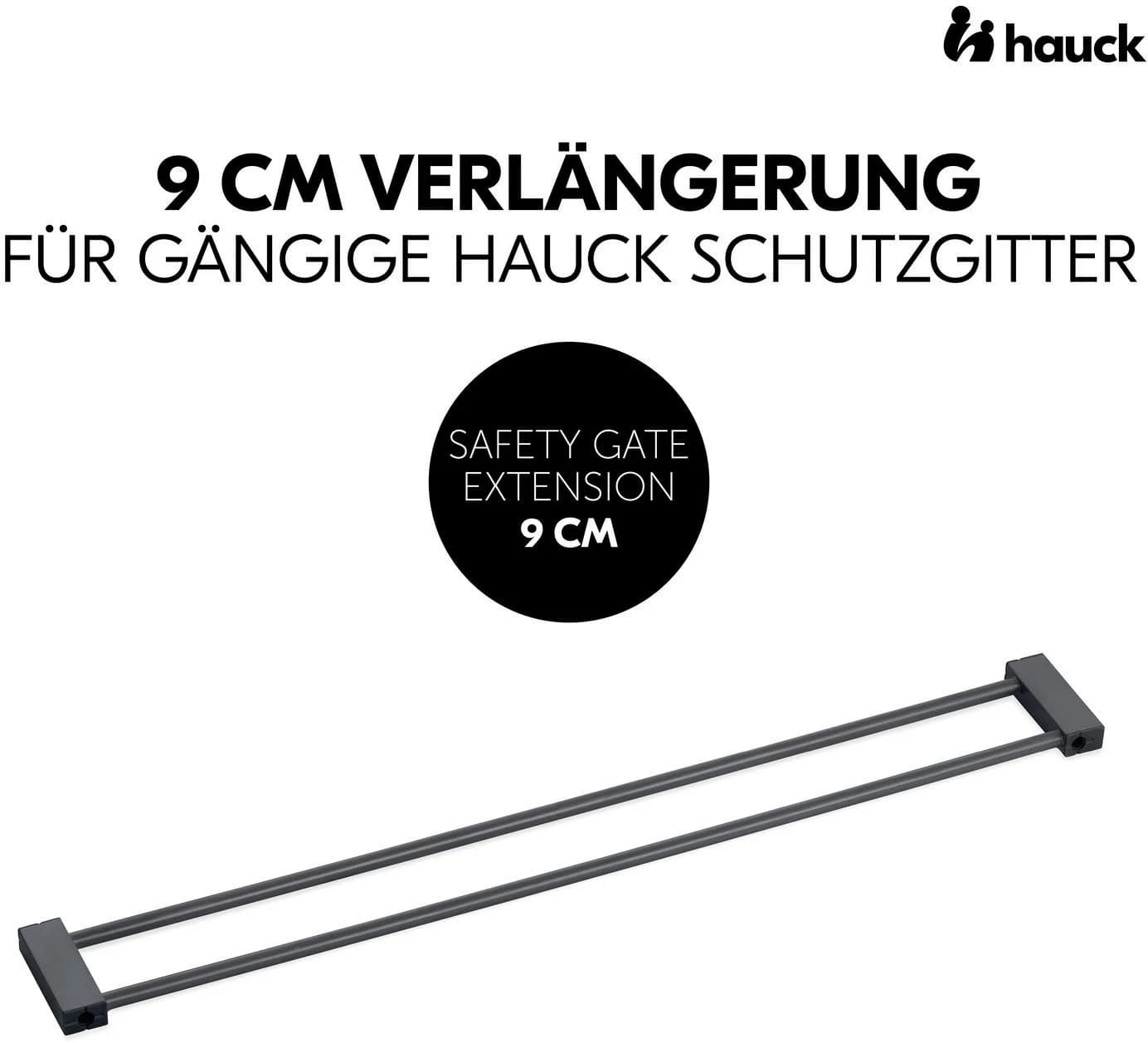 HAUCK Türschutzgitter Verlängerung 9 cm Dunkelgrau