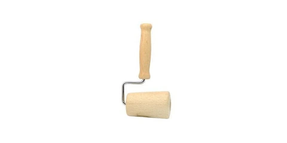 FACKELMANN Teigroller Buche Holz 7 x 4 cm