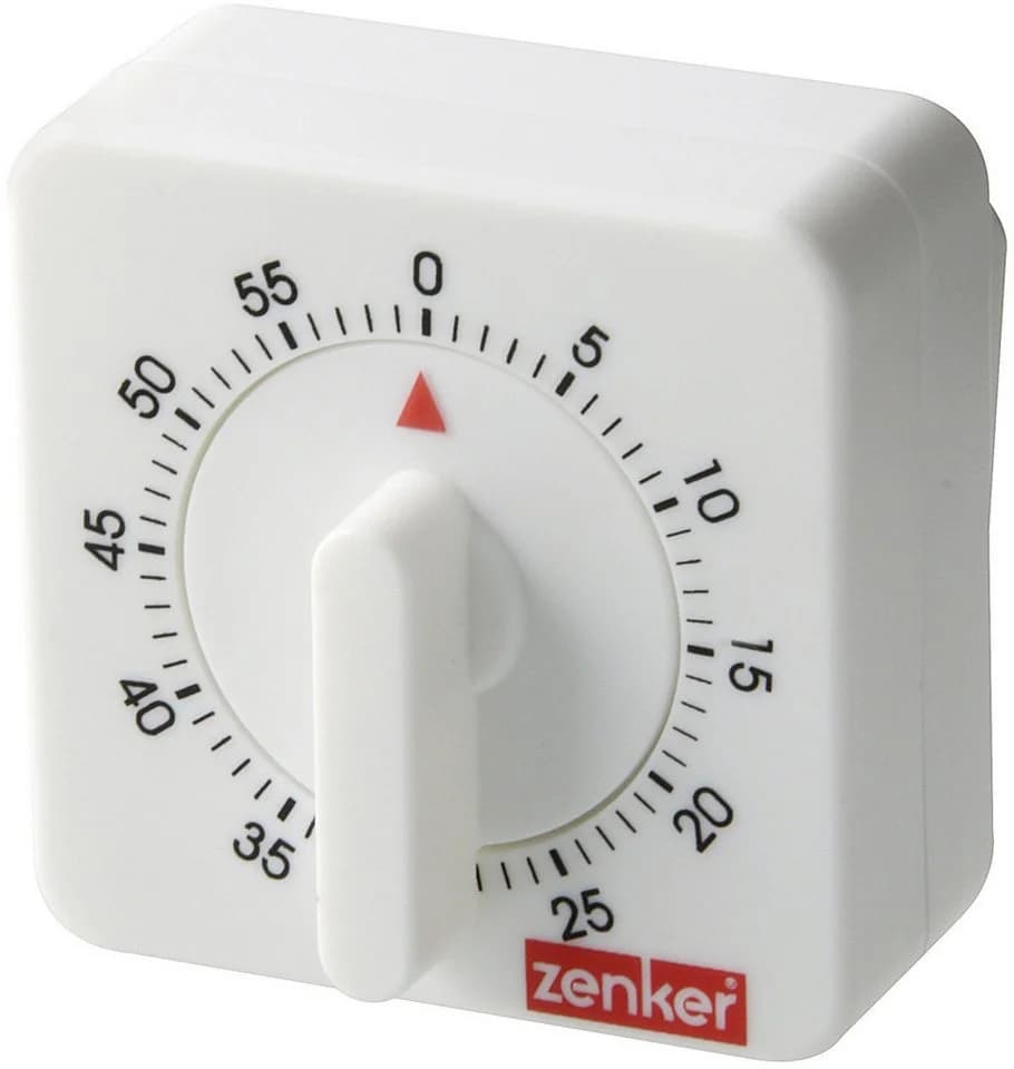 Kurzzeitwecker Patsy in Weiß, analog