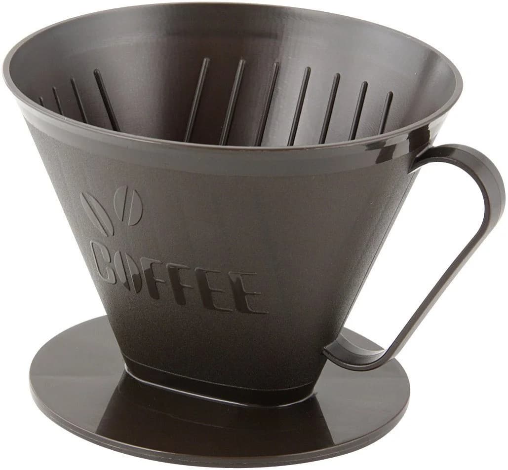 FACKELMANN Kaffeefilterhalter Nr. 4 Braun Kunststoff Spülmaschinenfest